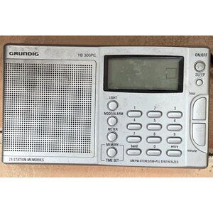 Grundig Model YB 300PE Yacht Boy AM/FM 13 Band Shortwave PLL Portable Radio